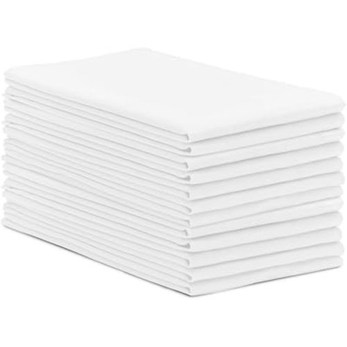 Avalon Towels Surgical Huck Towels (Pack of 12) Size 17x26 Inches, 100% Cotton Cleaning Cloths, Multi-Purpose, Perfect for Hospitals and Home (White)