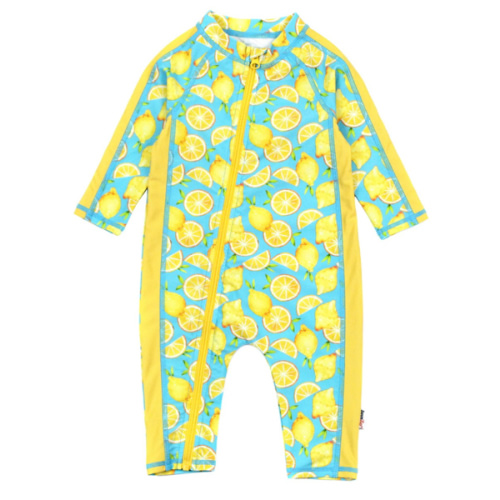 Sunsuit - Long Sleeve Romper Swimsuit | "Lemons"