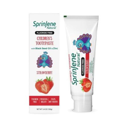 SprinJene Kids Tarter Control Toothpaste - Strawberry - 3.5oz