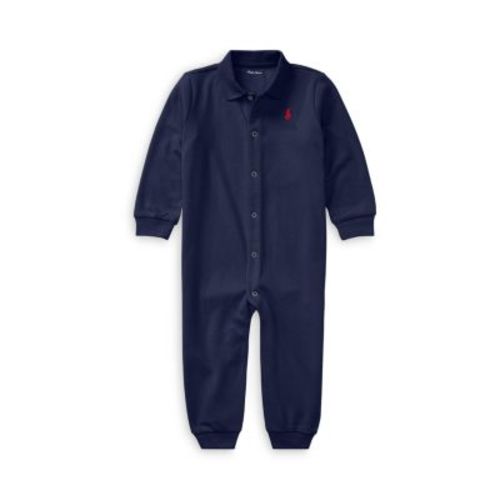 Boys' Interlock Solid Coverall - Baby