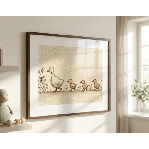 Duckling Nursery Wall Art