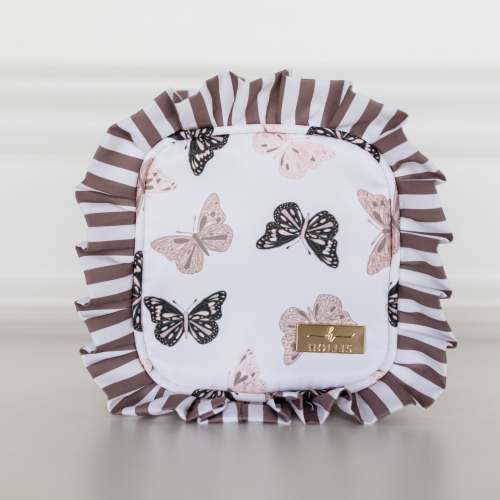 Butterfly Season Ruffled Nylon Tech Organizer