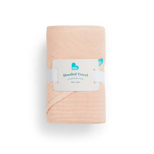 Hooded Towel Muslin Blush