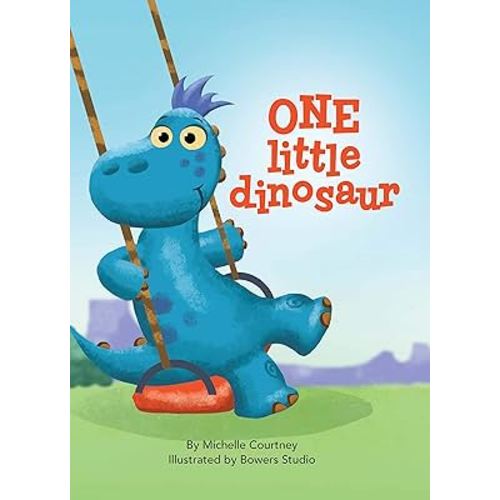 One Little Dinosaur - Children's Padded Board Book - Counting Book about Friendship