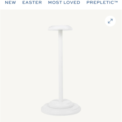 Wooden Hat Stand - White