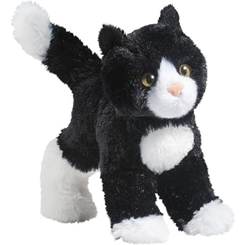 Douglas Snippy Black & White Cat Plush Stuffed Animal
