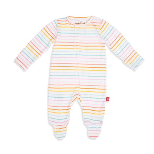 candy stripe modal magnetic parent favorite footie
