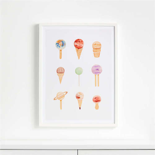 Planet Sugarium Framed Wall Art Print
