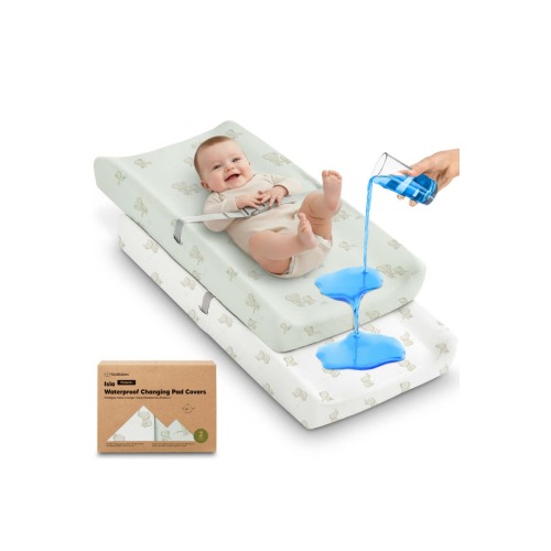 2-Pack Isla [Protect+] Waterproof Changing Pad Covers
