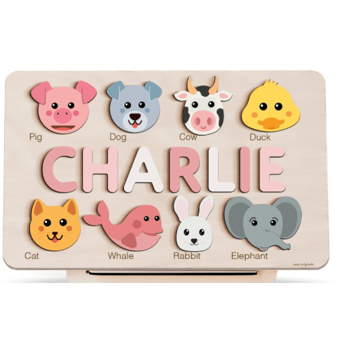 Custom Puzzle - add personalization SLOANE (set 2 option)