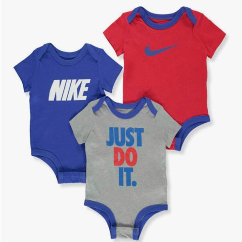 Nike 3 Pack Infant Baby Bodysuits
