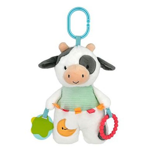 Carter's Infant & Toddler Cow Toy with Teething Ring