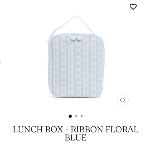 Cooler bag - Ribbon Floral Blue