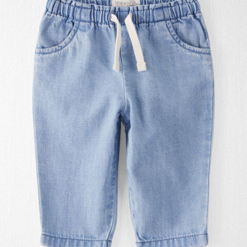 Chambray Baby Organic Cotton Chambray Pants | Carter’s Oshkosh Canada