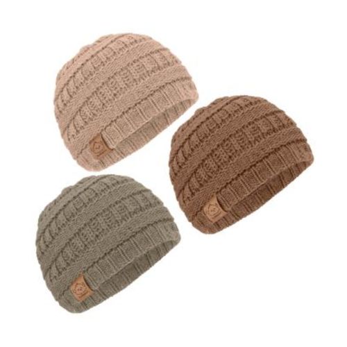 3pk Warmzy Baby Beanies, 0-36 months Baby Hats, Baby Winter Hat for Newborn, Infant, Toddlers, Boys, Girls