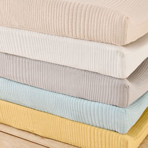 Organic Cotton Matelasse Changing Pad Cover