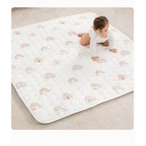 Premium Play Mat, Quilted Baby Mat for Floor by Comfy Cubs