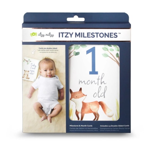 Itzy Ritzy Milestone Cards - Woodland