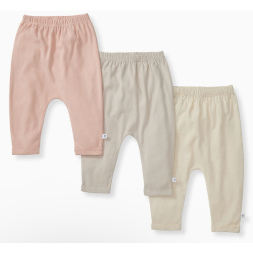 Solid Organic Cotton Baby Pants 3 Pack - Pink Sand – Burt's Bees Baby