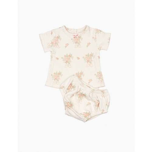 Pointelle Bloomer Set in Parfait Pink