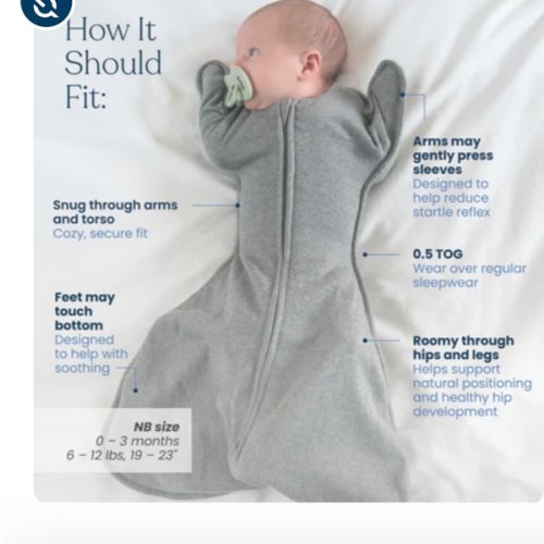 HALO SleepSack Swaddle Stretch – Lavender | Newborn Swaddle