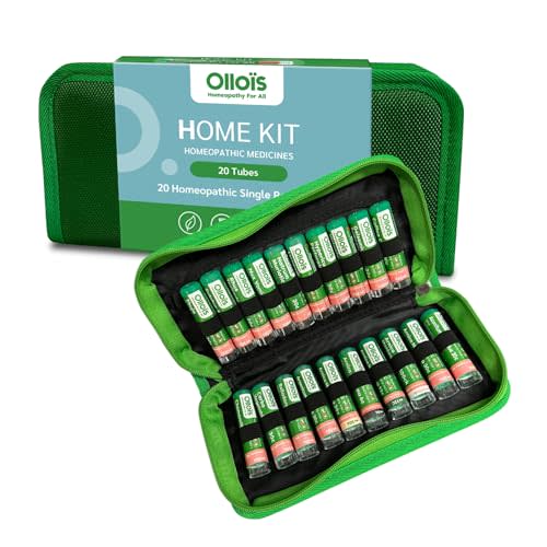 OLLOIS Starter Kit - Homeopathic Medicine - 20 Tubes | Organic, Lactose-Free, Vegan, Kosher Homeopathic Medicine - Starter Kit Contains 20 Tubes