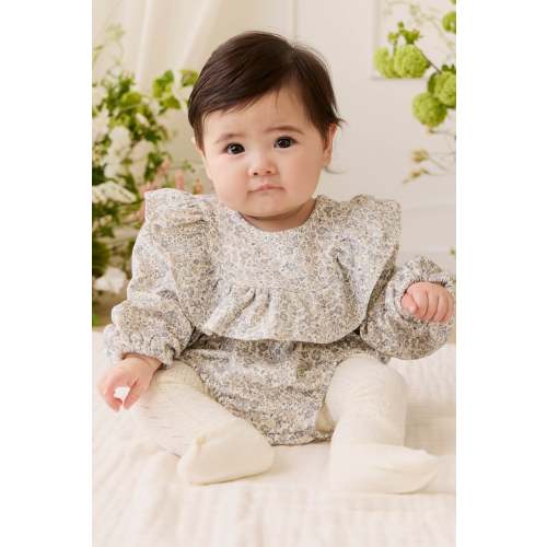 Organic Cotton Aurora Playsuit - Tully Grey