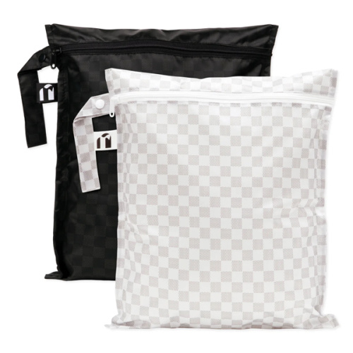 Bumkins Stylish Reusable Wet Bags for Diapers, Travel, and Swim (Color: Rich & Boujee)