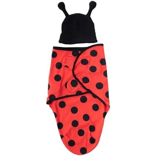 Cuddle Club Swaddles for Newborns - Baby Swaddle Blanket for Boys & Girls - Adjustable Hook-and-Loop Cotton Wrap for Newborn 0-3 & 3-6 Months with hat