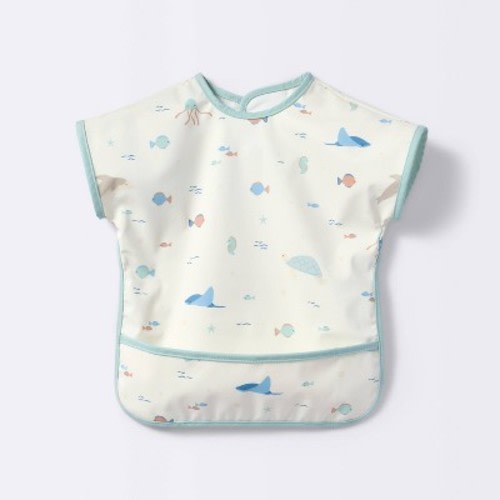 Short Sleeve Bib - Sea Creatures - Cloud Island™