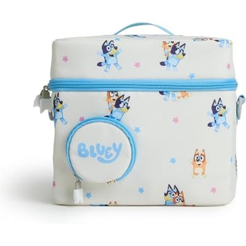 Tonies Listen & Go Carrying Case - Secure Protection for Your Toniebox, Headphones, Charging Station, and 6+ Tonies - Bluey