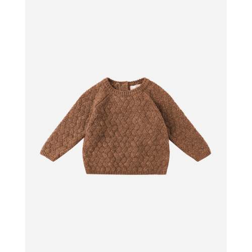 Knit Sweater || Heathered Cedar – Quincy Mae