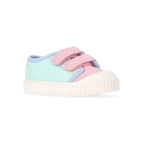 Wonder Nation Baby Girls Two Strap Bump Toe Sneakers