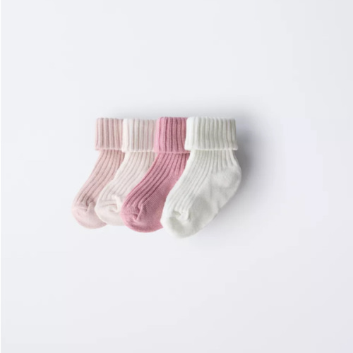 FOUR-PACK OF COLOR SOCKS - Light pink | ZARA United States