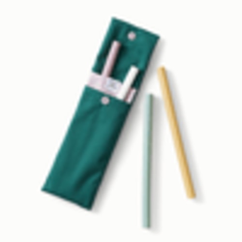 Easy-Clean Reusable Sipper Straws - Esembly