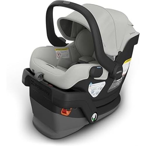 UPPAbaby Mesa V3 Infant Car Seat - Easy Installation + SmartSecure Technology - Attaches to Stroller | Base + Infant Insert Included - Savannah (Grey Mélange)