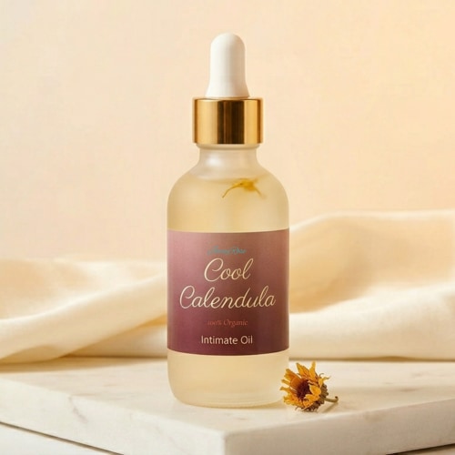 Cool Calendula Yoni Oil - Gentle Soothing & Postpartum Care