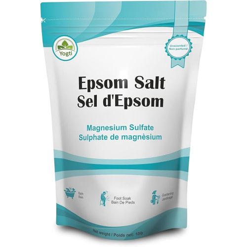 Yogti Natural Epsom Salt- Canadian Brand 10 pound