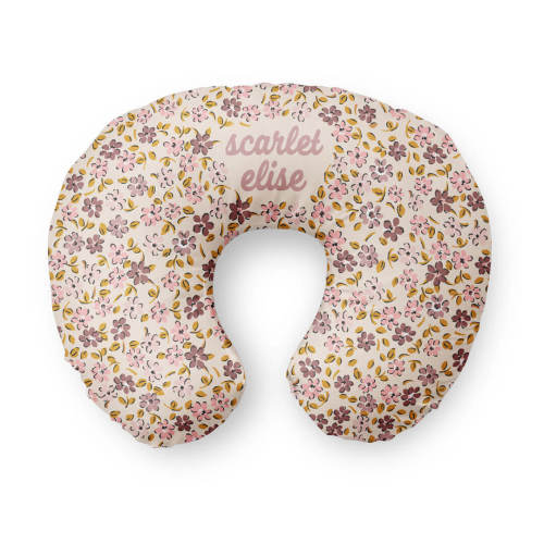 Personalized Nursing Pillow Covers | Mauvelous Meadow