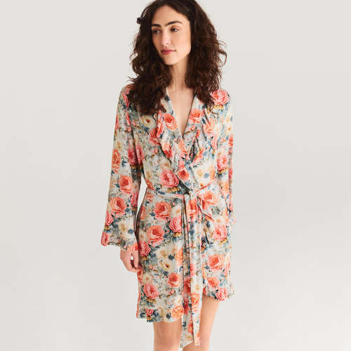 Mary Lou Women's Ruffled Luxe Robe