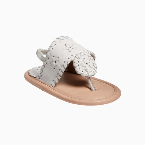 Baby Jacks Flat Sandal - White – Jack Rogers USA