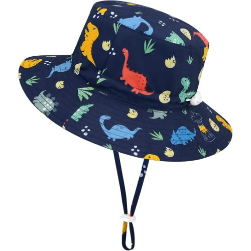 Sarfel Baby Sun Hat Summer Baby Boy Hats UPF 50+ Sun Protection Toddler Hat Bucket for Baby Girl Adjustable Kid Cap