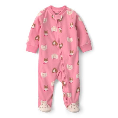 Carter's Baby Girls' Fleece Sleep and Play