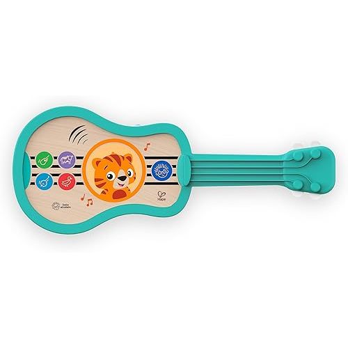 Baby Einstein Sing & Strum Magic Touch Ukulele Wooden Musical Toy, Ages 6 Months+, Multicolored