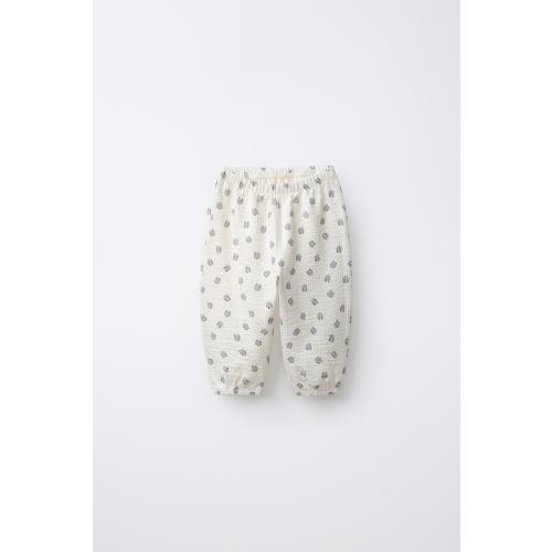 BUNNY TEXTURE PANTS - Ecru | ZARA United States