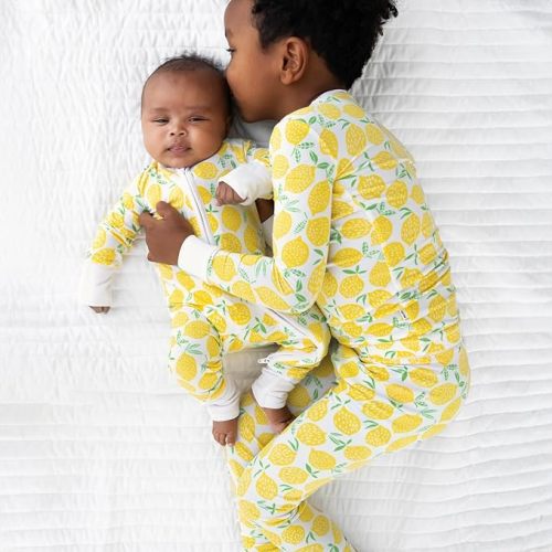 Little Sleepies Pajamas for Baby Boys & Girls, Viscose from Bamboo Baby Pajamas, Snug Baby Sleeper, Toddler PJs, 2-Way Zipper