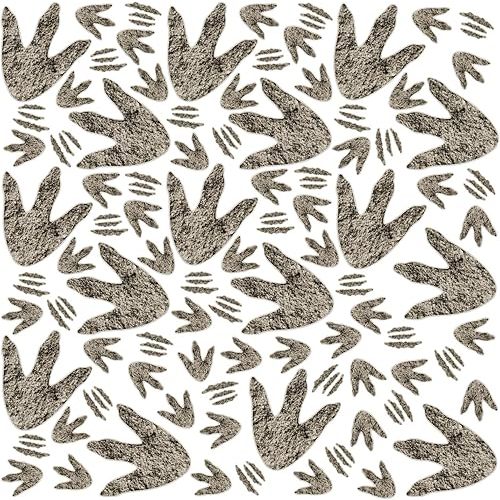 180 Pcs Dinosaur Footprints for Floor Dinosaur Halloween Decoration Realistic Dino Footprints Wall Decals for Kids Classroom Dino Decor School Playroom Baby Nursery Bedroom Home(3 Sizes