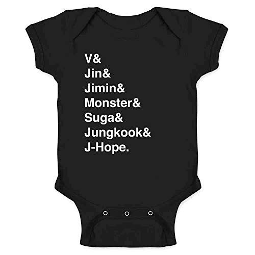 Pop Threads K-Pop Group Names List Infant Baby Boy Girl Bodysuit