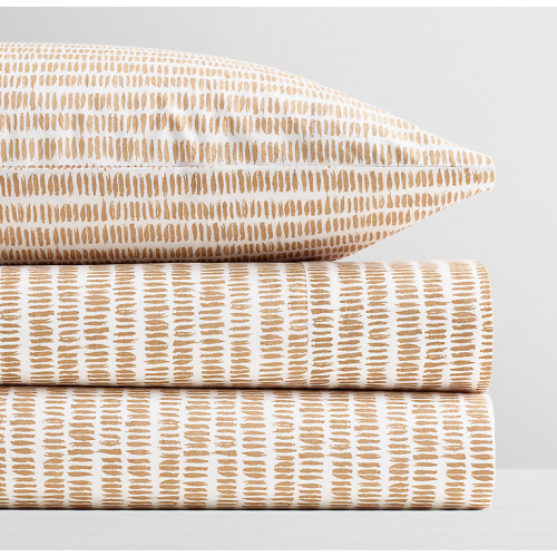 Brushstrokes Organic Crib Fitted Sheet | RH Baby & Child