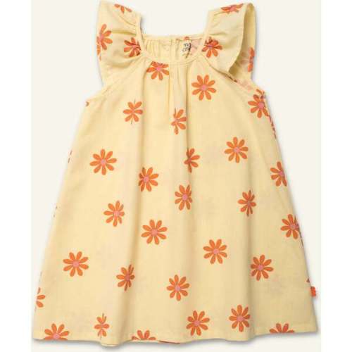 Linen Flower Power Dress - Mon Coeur | Maisonette